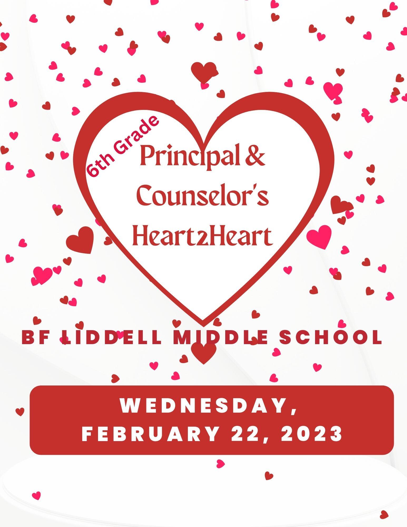 Principal and Counselor's Heart to Heart