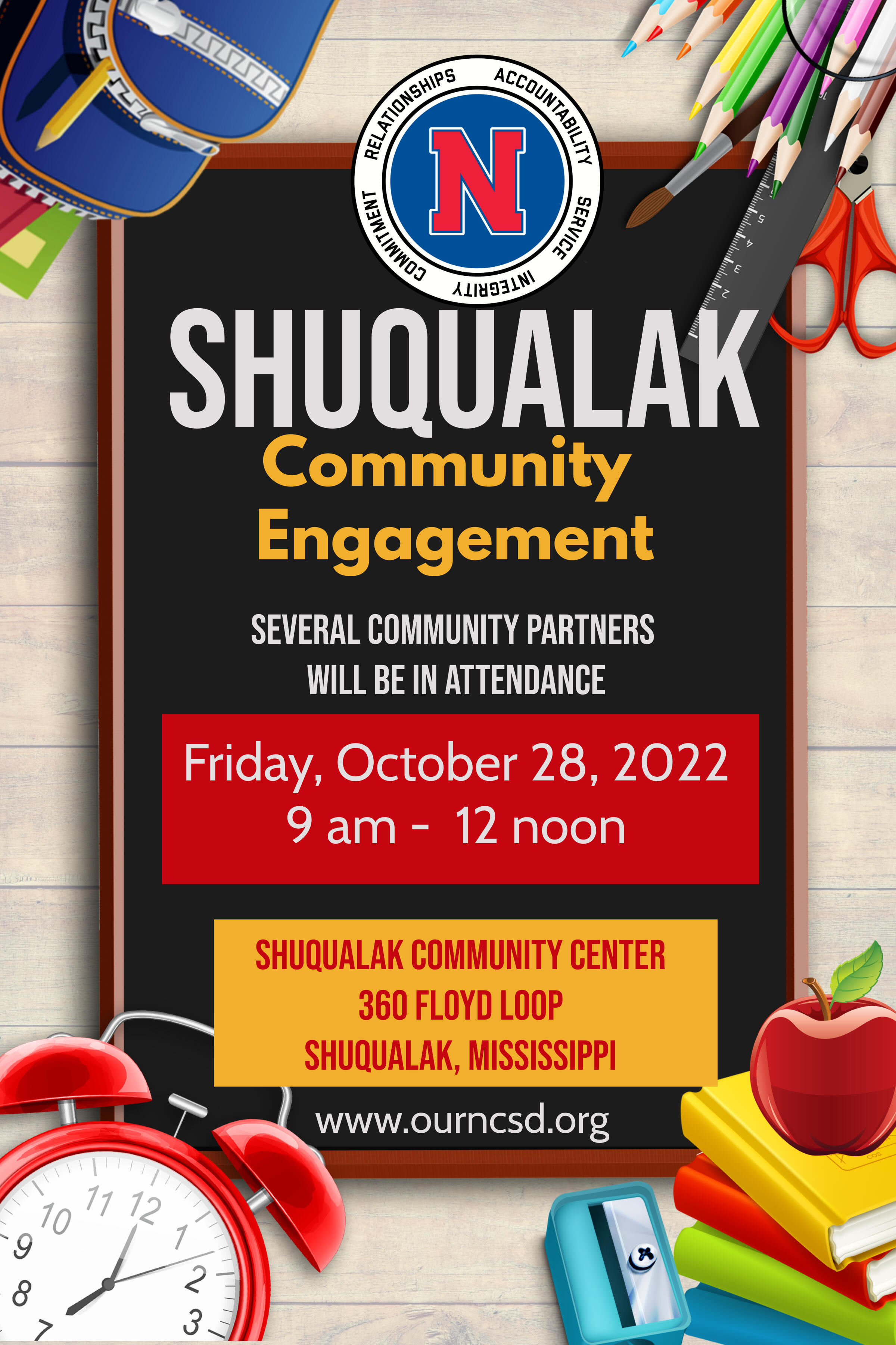 Shuqualak Community Engagement information