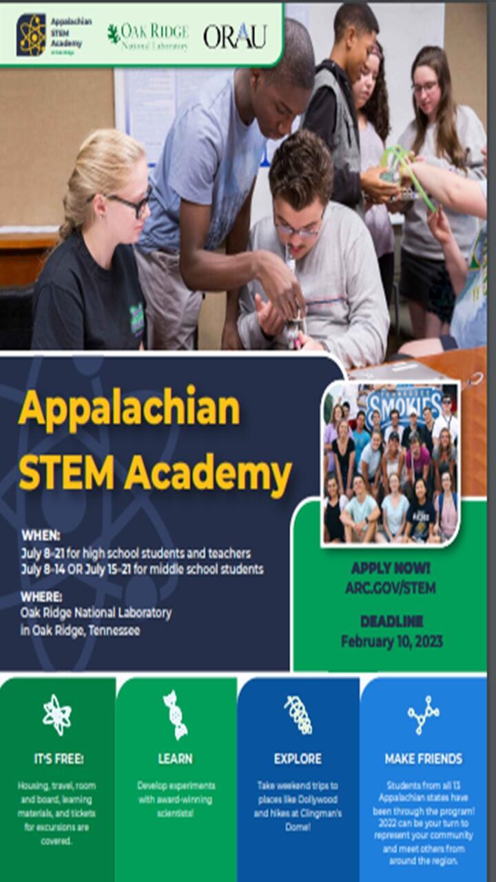 Appalachian STEM Academy information